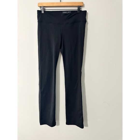 Tulip Womens Black 100% Cotton Wide Leg Crop Pants Elastic Waist Size M - Picture 1 of 7